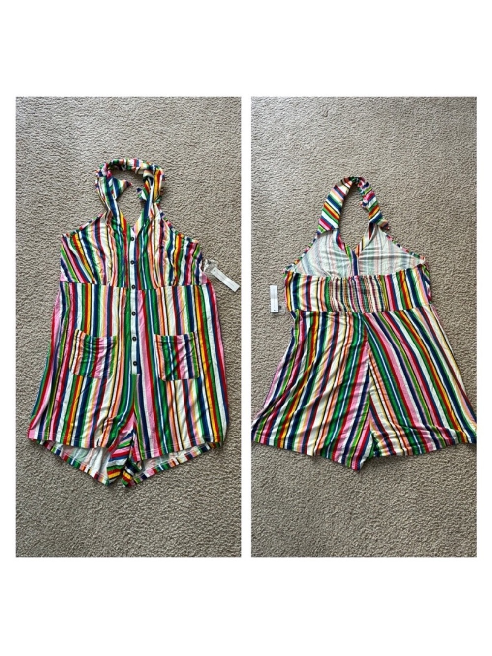 ModCloth rainbow romper - Picture 2 of 7